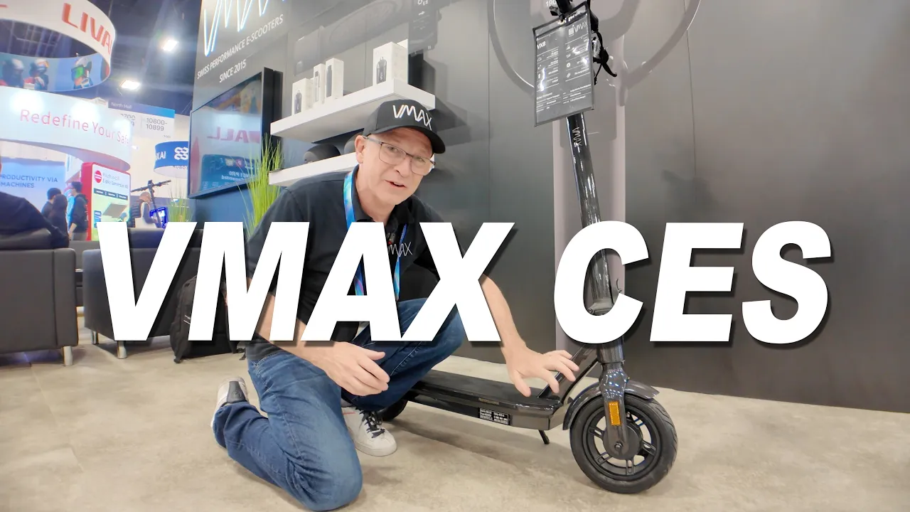 VMAX's New Carbon Fiber Electric Scooter at CES 2026