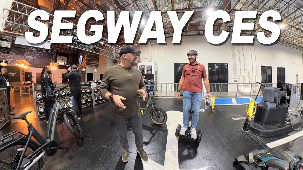 I Rode Segway's New Electric Bike at CES with @ElectricAllWheel ​